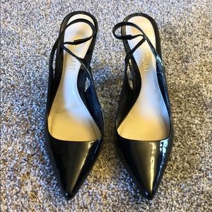 Colin Stuart Shoes - Colin Stuart 3in Black Leather Heels SZ 9 like new Colin Stuart Shoes - Colin Stuart 3in Black Leather Heels SZ 9 like new